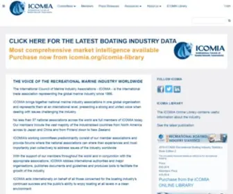 Icomia.com(The voice of the recreational marine industry worldwide) Screenshot