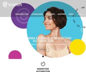 Icommarketing.com(Unified marketing cloud) Screenshot