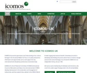 Icomos-UK.org(International council on monuments & sites uk) Screenshot