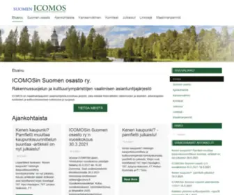 Icomos.fi(ICOMOS Suomen osasto r.y) Screenshot