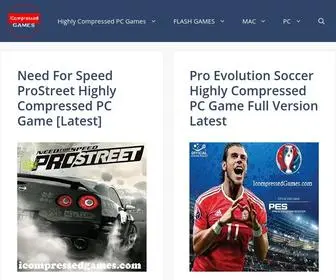 Icompressedgames.com(Ultra Compressed PC Games) Screenshot