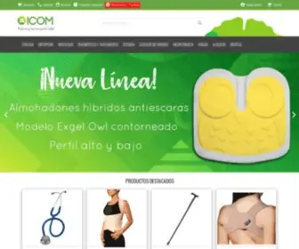 Icomsalud.com.ar(Descubrí los mejores productos ortopédicos) Screenshot