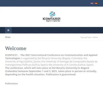 Icomta.org(ICOMTA'21) Screenshot