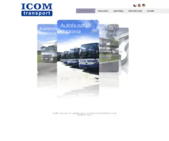 Icomtransport.cz(ICOM transport) Screenshot