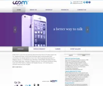 Icomvoice.com(ICOM VOICE LTD) Screenshot