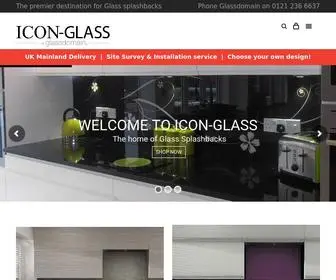 Icon-Glass.co.uk(The home of glass splashbacks) Screenshot