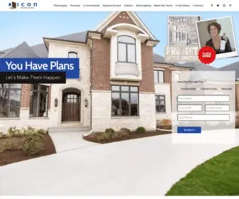 Icon-Group.com(Chicago Home Builders) Screenshot