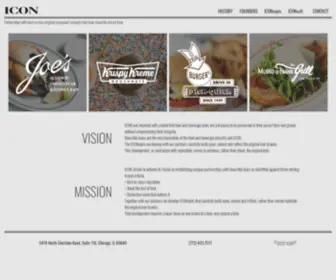 Icon.com(Home Page) Screenshot