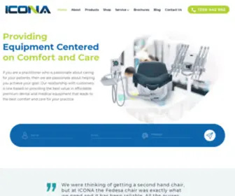 Icona.net.au(Premium Medical and Dental Equipment) Screenshot