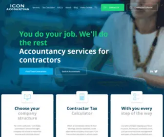 Iconaccounting.ie(Icon Accounting) Screenshot
