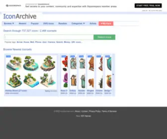 Iconarchive.com(Icon Archive) Screenshot