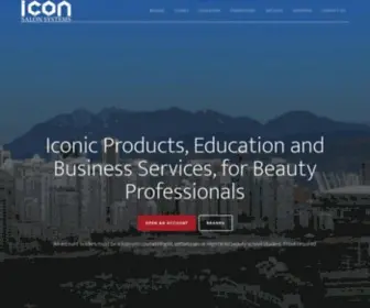 Iconbc.com(Wholesale distributor of professional beauty) Screenshot