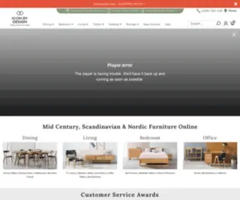 Iconbydesign.com.au(Scandinavian, Mid Century & Nordic Style Furniture Online) Screenshot