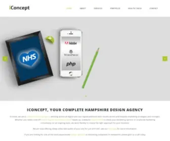 Iconceptlimited.com(Hampshire Design Agency in Farnborough) Screenshot
