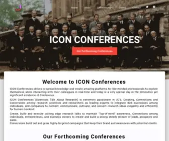 Iconconferences.org(Icon Conferences) Screenshot