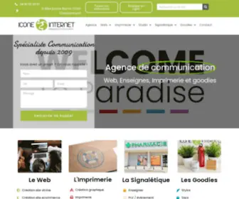 Icone-Internet.fr(I2C agence web : créateur de business sur internet) Screenshot