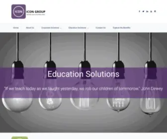 Iconeducate.com(All-in-One Learning Solution. Icon Educate) Screenshot
