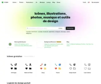 Icones8.fr(Téléchargez gratuitement des éléments de design) Screenshot