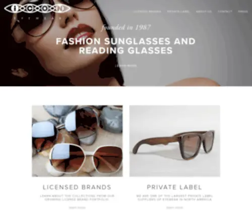 Iconeyewear.com(Icon Eyewear) Screenshot