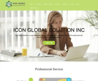 IconGlobalinc.com(Icon Global Solution Inc) Screenshot