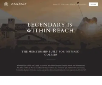 Icongolf.com(Icon Golf) Screenshot