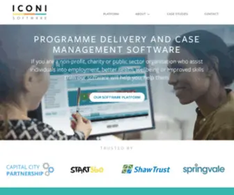 Iconi.co.uk(Cloud Based Case Management Software UK) Screenshot