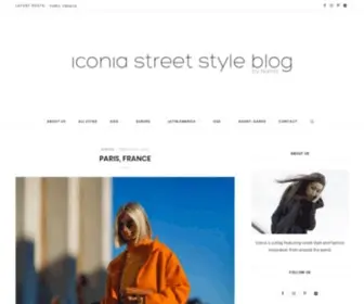 Iconiamagazine.com(Street fashion from around the world) Screenshot