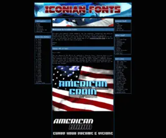 Iconian.com(Iconian Fonts) Screenshot