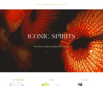 Iconic-Spirits.com(Iconic Spirits) Screenshot