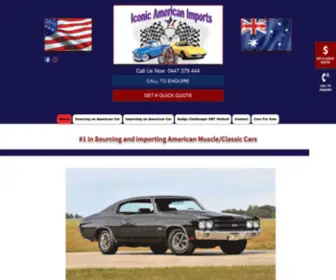 Iconicamericanimports.com.au(International Shipping) Screenshot