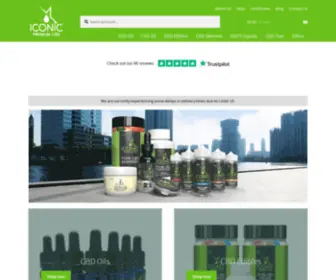 Iconiccbd.co.uk(Iconic CBD) Screenshot