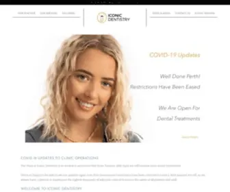 IconiCDentistry.com.au(Iconic Dentistry Perth) Screenshot