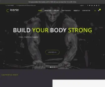 IconicFitnessindia.com(Iconic Fitness) Screenshot