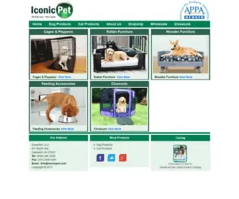 IconicPet.com(Offers Dog Products) Screenshot