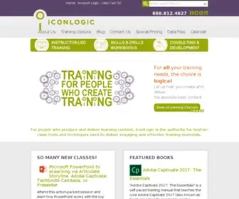 Iconlogic.com(Training, eLearning, and Awesome Books) Screenshot