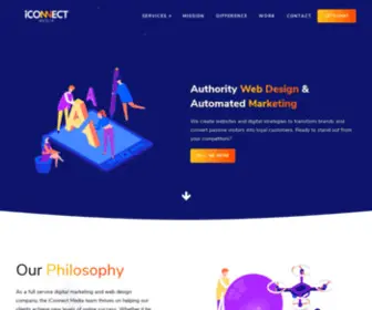 Iconnect-Media.com(IConnect Media Corporate Marketing Websites) Screenshot