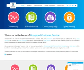 Iconnectsa.co.za(Facebook instagram linkedin twitter welcome to the home of uncapped customer service iconnect sa) Screenshot
