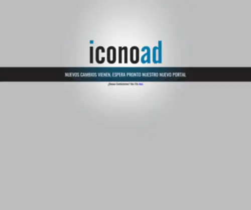 Iconoad.com(Pronto Nuevo Portal) Screenshot