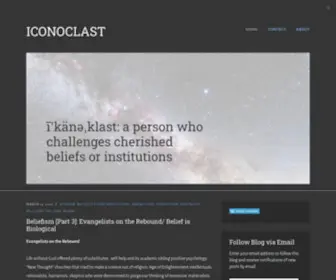 Iconoclast.blog(īˈkänəˌklast) Screenshot