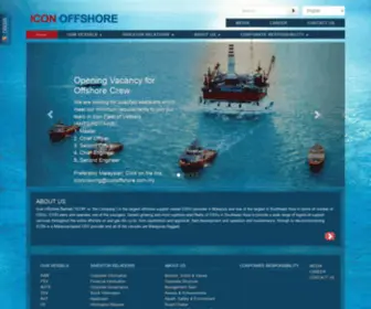 Iconoffshore.com.my(ICON OFFSHORE) Screenshot