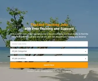 Iconrecruit.com(Thailand Teaching Jobs and Teacher Recruitment) Screenshot