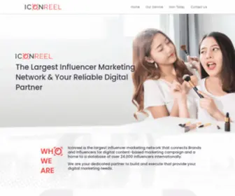 Iconreel.com(Instagram Influencer) Screenshot