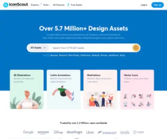 Iconscout.com(Download 8 Million) Screenshot