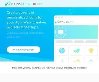Iconsflow.com(FREE Icon Maker) Screenshot