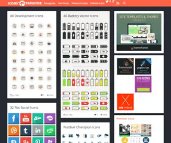 Iconsparadise.com(Download Free Icons) Screenshot