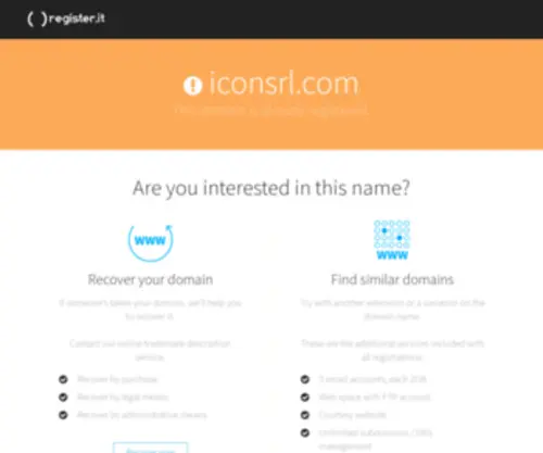 Iconsrl.com(Lavori marittimi) Screenshot