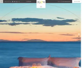 Iconsuites.com(A complex of suites in Thassos) Screenshot