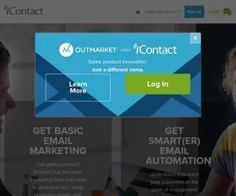 Icontact.com(Easiest Email Marketing Software) Screenshot