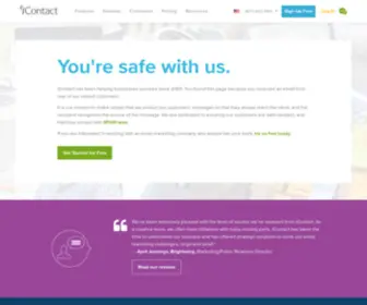 Icontactmail3.com(You're Safe With Us) Screenshot