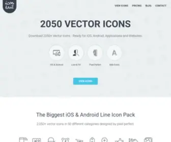 Icontail.com(Buy Line Icon Pack) Screenshot